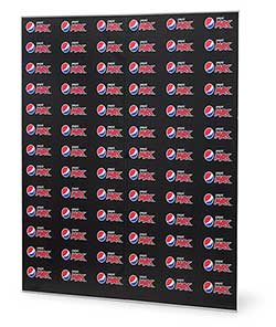 Två st 4 Screen som en snabbmonterad fotobackdrop.