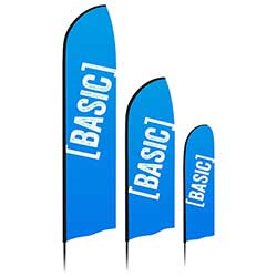 BeachFlag Basic 400, 300 och 230.