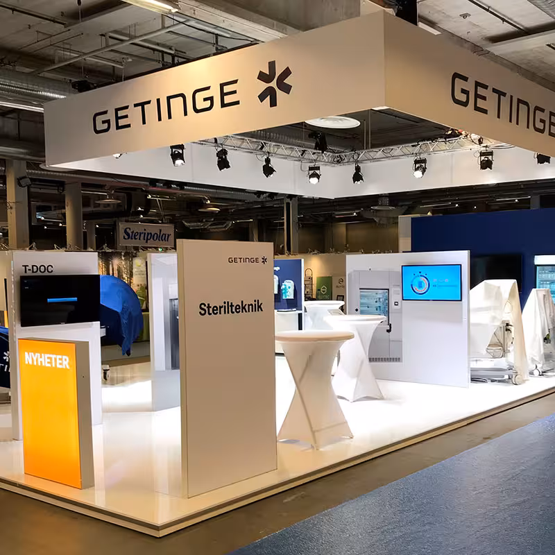 Taktross av beMatrix med tryckt textil.