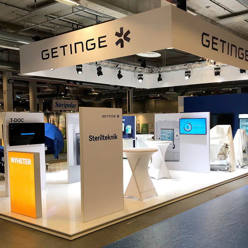 Taktross av beMatrix med tryckt textil.