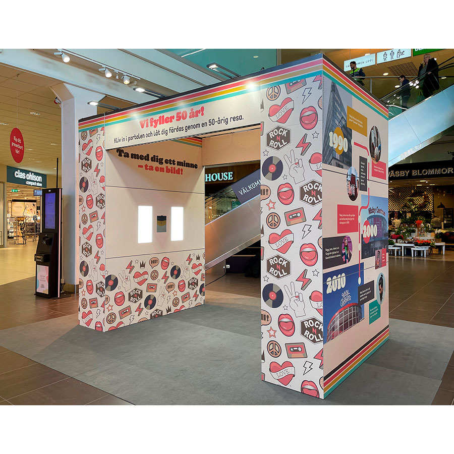 Portal av beMatrix med tryckta paneler.