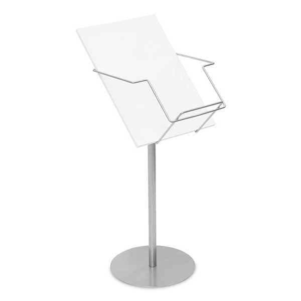 Broschyrställ för trycksaker i A3-format.