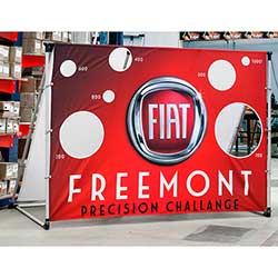 EXL Mål med tryck textilduk.