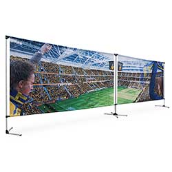 En dubbelkopplad EXL Scen ger en riktigt stor bildyta.