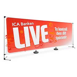 EXL Scen special som en riktigt stor backdrop.