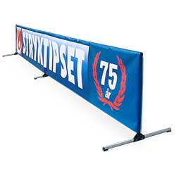 6 meter bred ram! Delat system som trycks ihop och låses med huvan monterad.