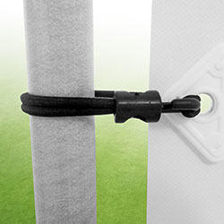 Hörnen är förstärkta med Hole Guard-öljetter.