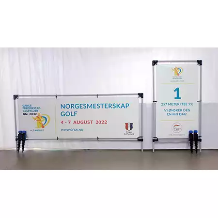 EXL Teeskylt för Norgemesterskap 2022.