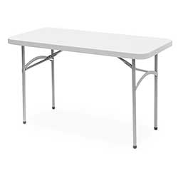 Fällbord 122 x 61 cm med fällbara ben.