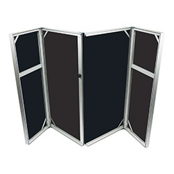 Fold Frame Counter viks ihop till ett platt paket med trycket monterat.