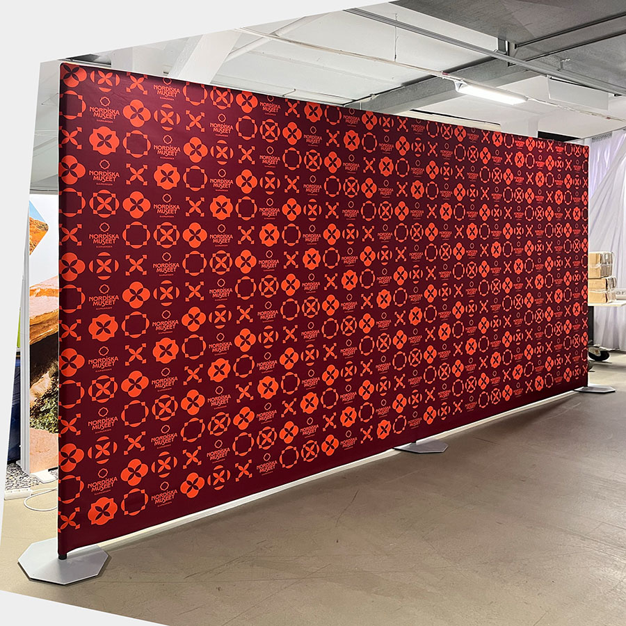 Fotovägg med storlek 5 x 2,5 meter till Nordiska museet.