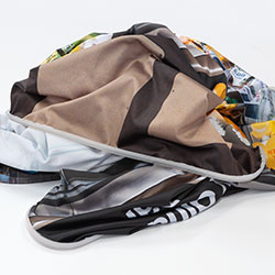 Skrynkelfri Light-textil för bematrix' ramsystem.