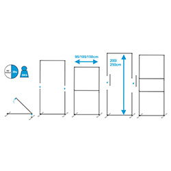 3 ramstorlekar – oändliga väggkombinationer!