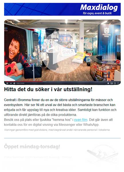 Maxdialog nyhetsbrev 200910