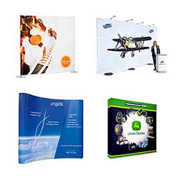 Tips på mässväggar.