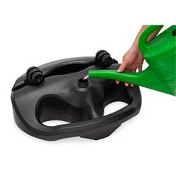 Panda kan fyllas med vatten för extra tyngd.