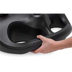 Pandafoten är mycket greppvänlig.