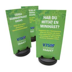 Sommartravet Pandaskyltar.