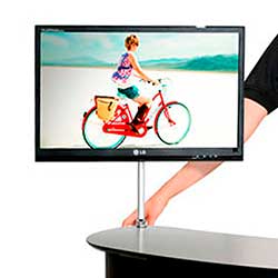 PodiumCase med skärmhållare.