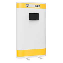 Pop Up Magnetic 1x3 med monterad bildskärm.