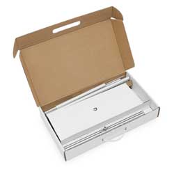 Hela systemet inklusive våderna får plats i väskan.