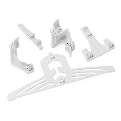 Många variationsmöjligheter tack vare ett stort antal kopplingar och fötter.