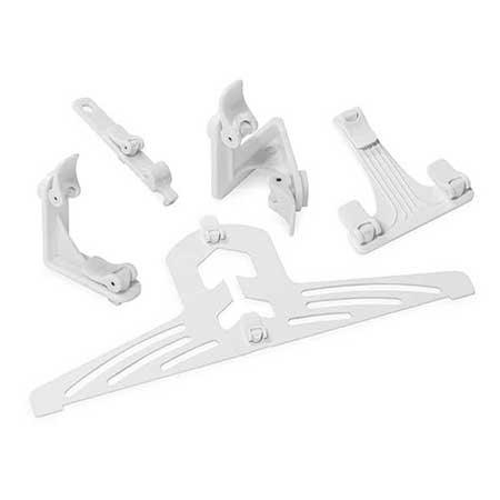 Många variationsmöjligheter tack vare ett stort antal kopplingar och fötter.