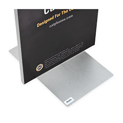 Fot med låg profil och sober design.