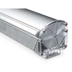 Diskret lättviktsprofil av aluminium.