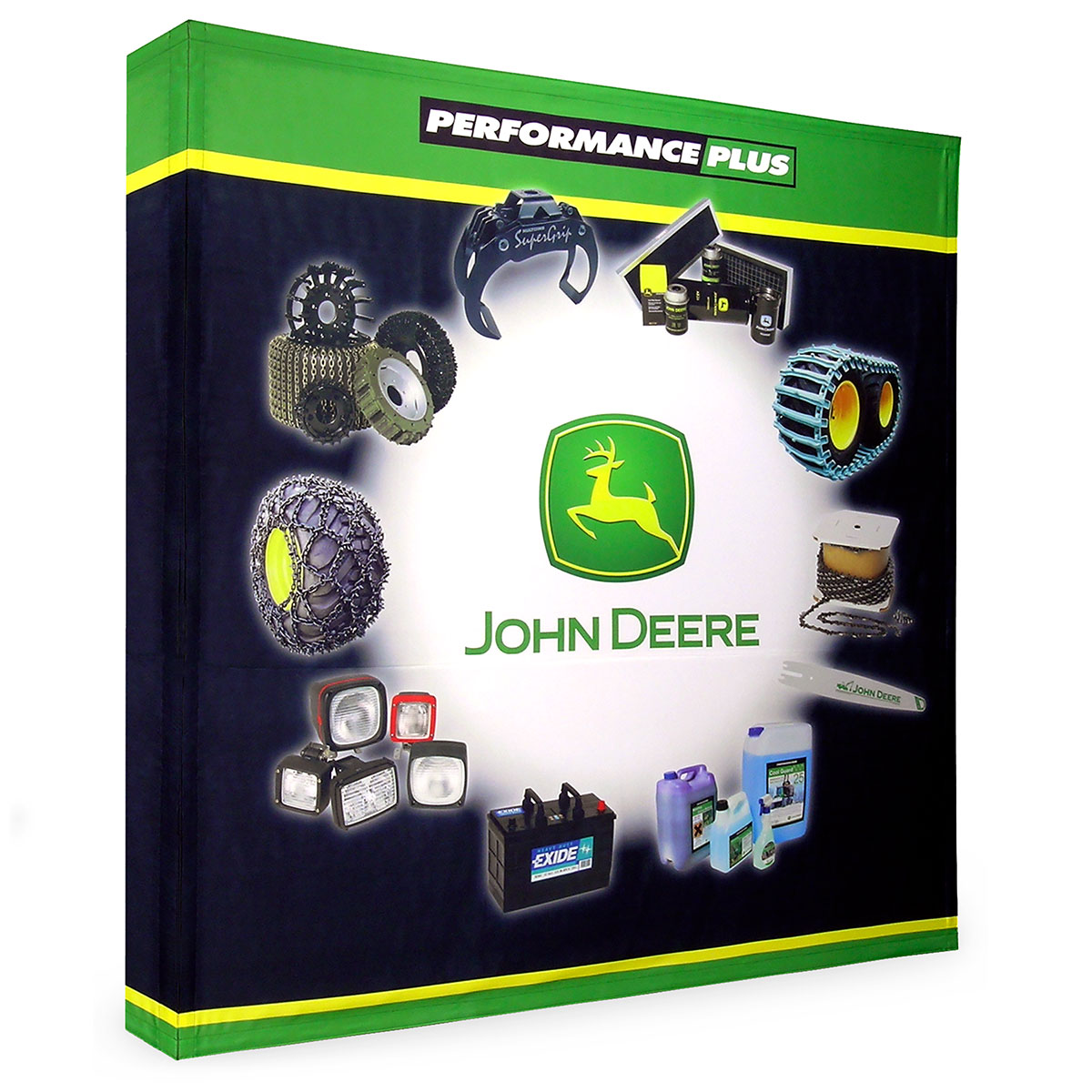 Soft Image 3x3 rutor med bildyta av sublimeringstryckt textil.