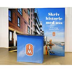 Soft Image disk som perfekt komplement till en Soft Image mässvägg.