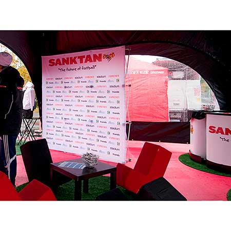 Soft Image som fotobackdrop för Sanktan.