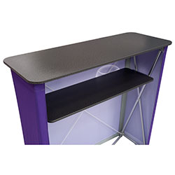 Soft Image disk med hyllplan och toppskiva monterade.