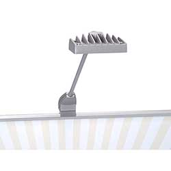 LED-spotlight finns som tillbehör.