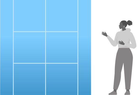 Soft Image 2x3 rutor med sidor