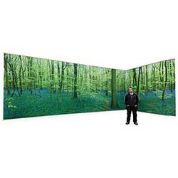 På mässan, som backdrop, butiksinredning, dekoration eller som scendekor.