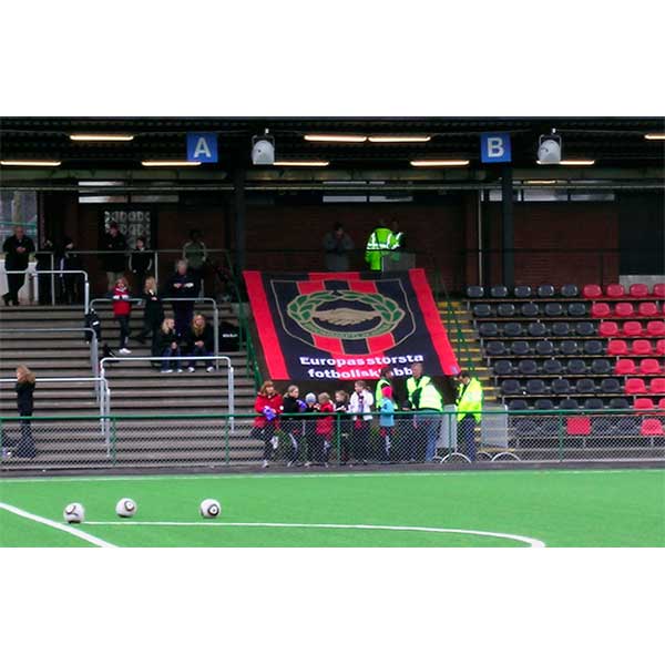 Vepa av sublimerad textil till Brommapojkarna.