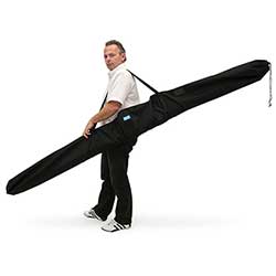 Transportväska ingår.