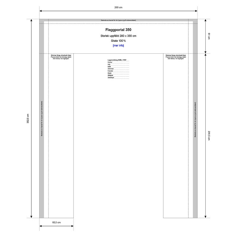 Flaggportal 350 originalmall.