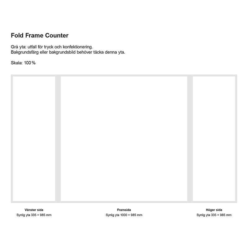Fold Frame Counter originalmall.
