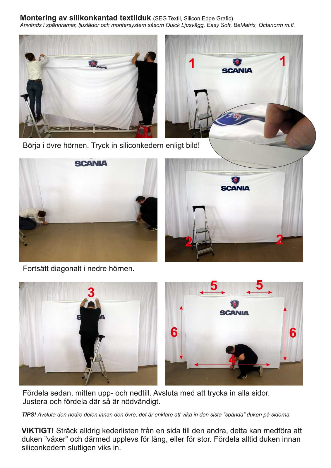 beMatrix med Light-textil och SEG.