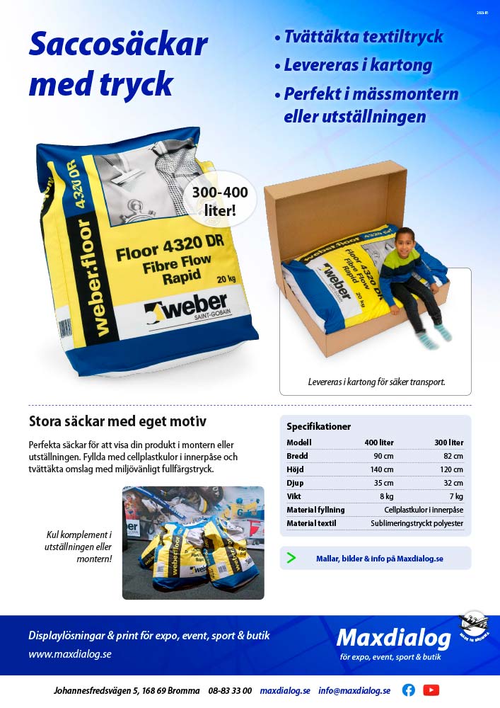 Sittkuddar produktblad