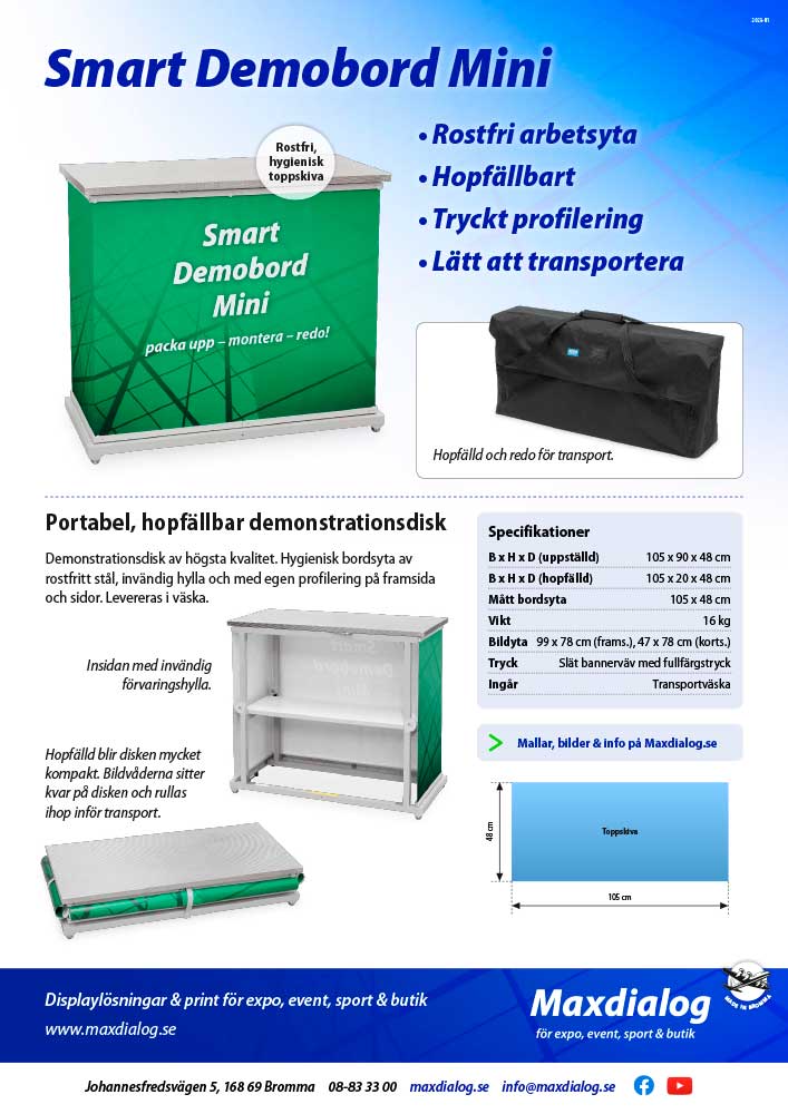 Smart Demobord Mini produktblad