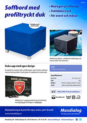 Sittkuddar produktblad