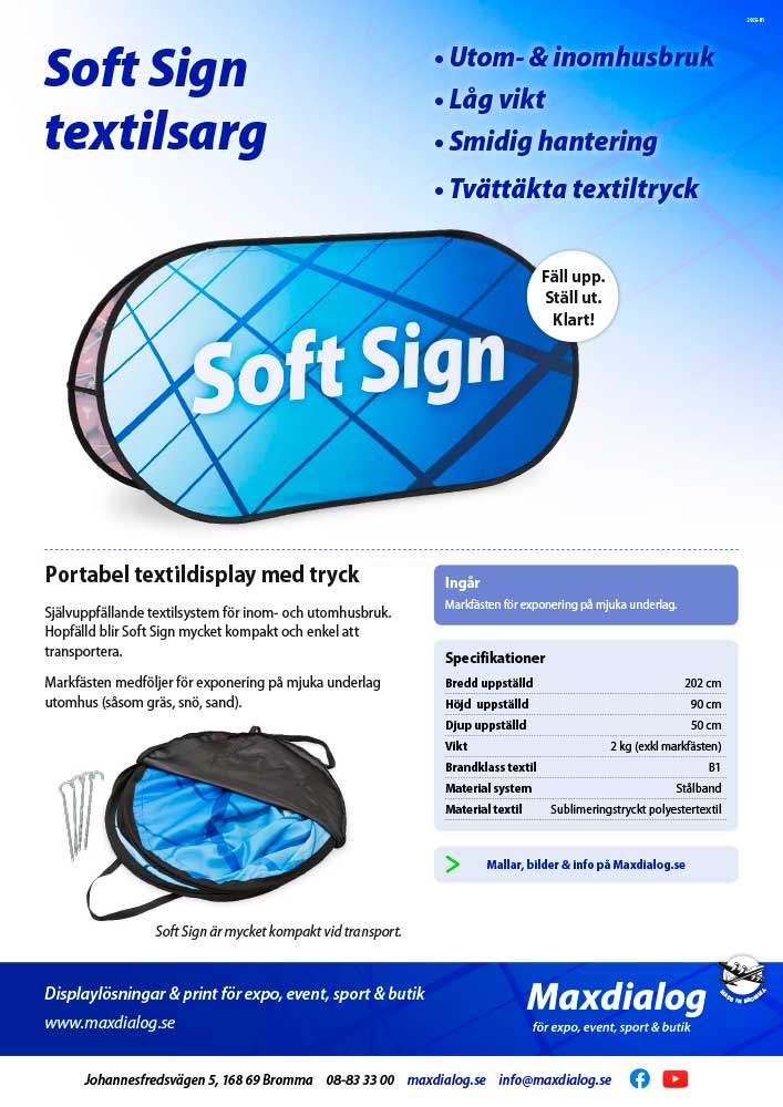Soft Sign produktblad